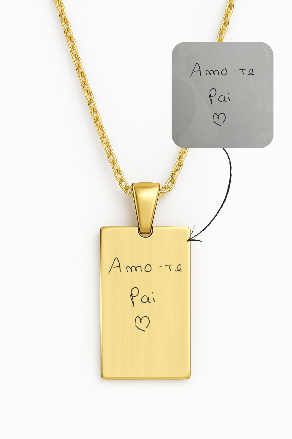 COLAR RETANGULAR FININHO