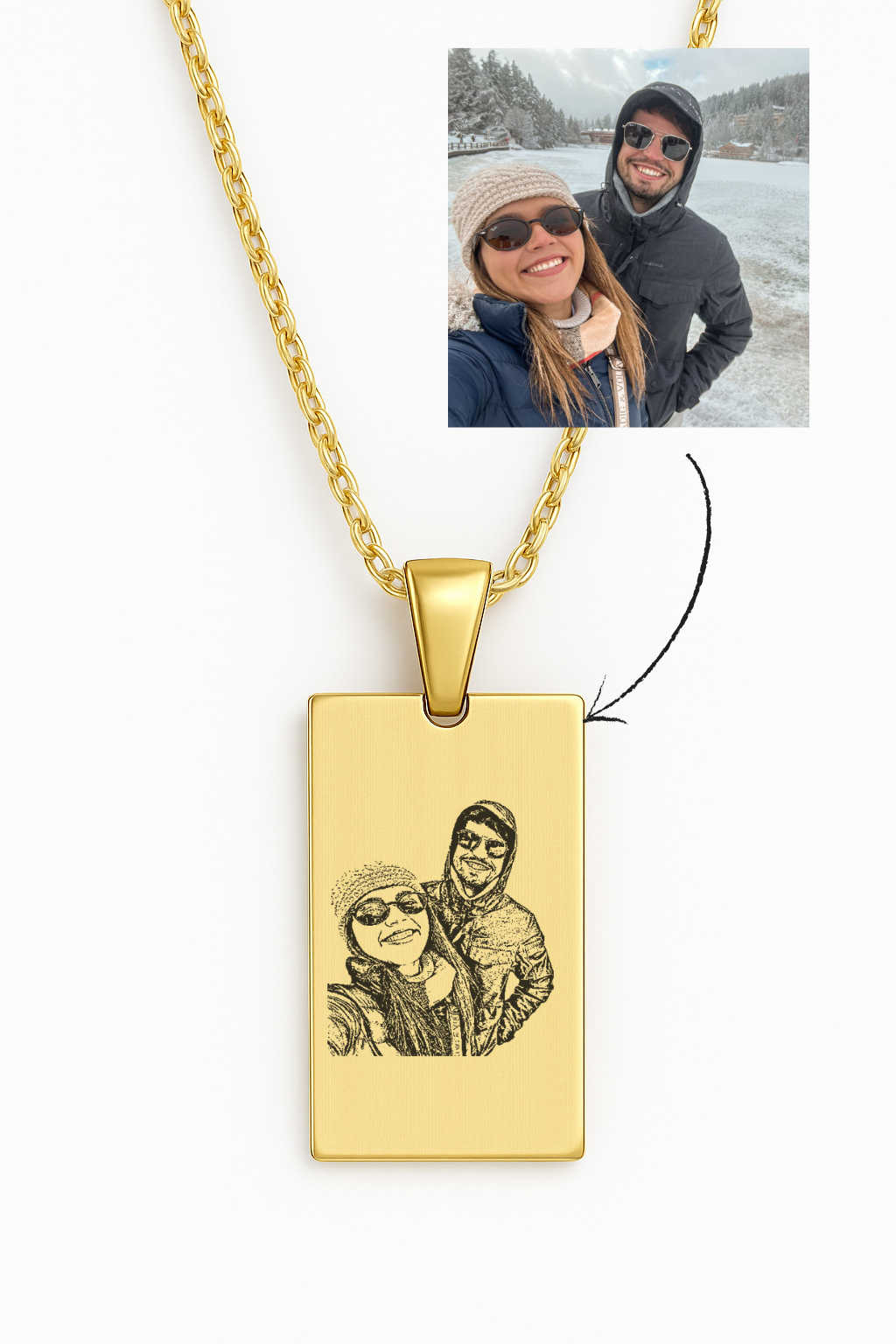 COLAR RETANGULAR FININHO