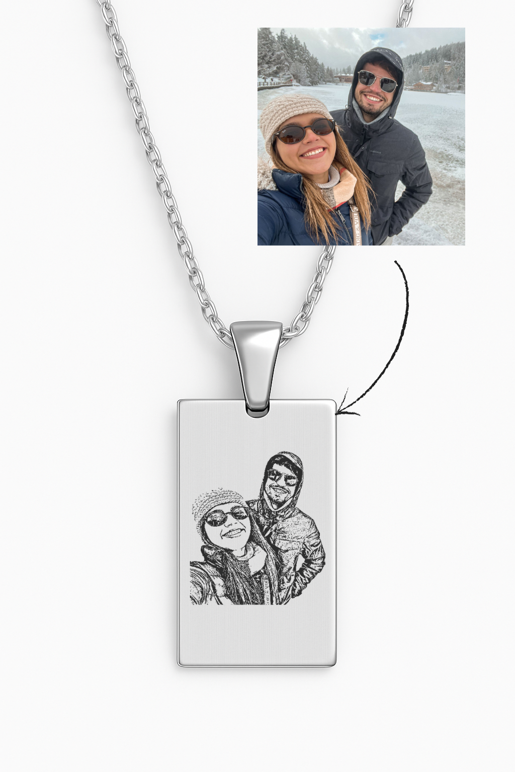 COLAR RETANGULAR FININHO