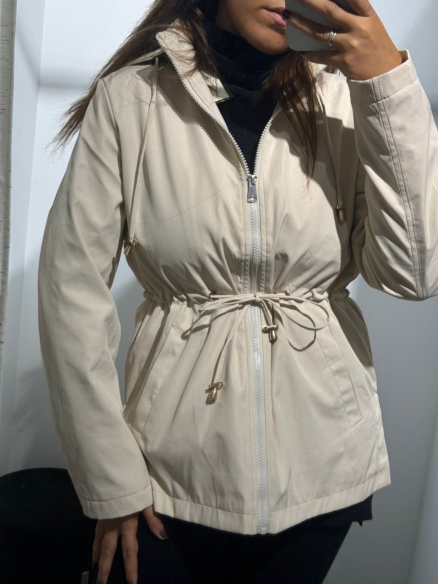 PARKA BEGE